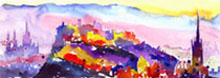 Edinburgh Castle Skyline I